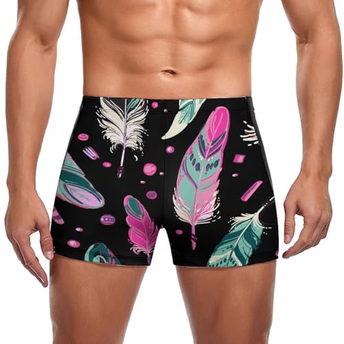 Maillot de bain homme Plumes le boxer idéal pour vos vacances d'été