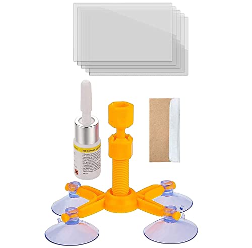 TERXA Windshield Repair Kit | Auto Glass Repair Kit | Windshield Repair Resin for Repairing Car Glass/Crack/Chips/Bulls Eye/Star Shaped | Car Accessories (Pack of 1,Multicolor) TERXA Windshield Repair Kit | Auto Glass Repair Kit | Windshield Repair Resin for Repairing Car Glass/Crack/Chips/Bulls Eye/Star Shaped | Car Accessories (Pack of 1,Multicolor)