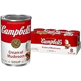 Campbell's Condensed Cream of Mushroom Soup, 10.5 Ounce Cans (Pack of 8)