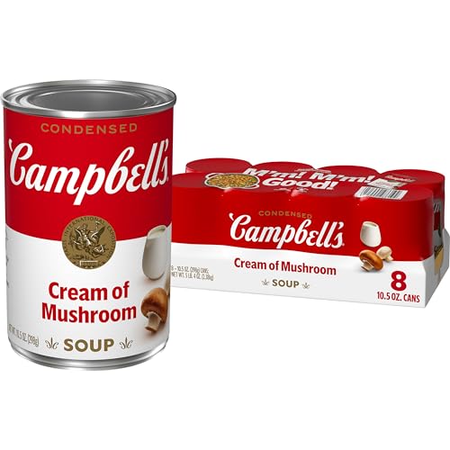 Campbell's Condensed Cream of Mushroom Soup, 10.5oz, 8 cans