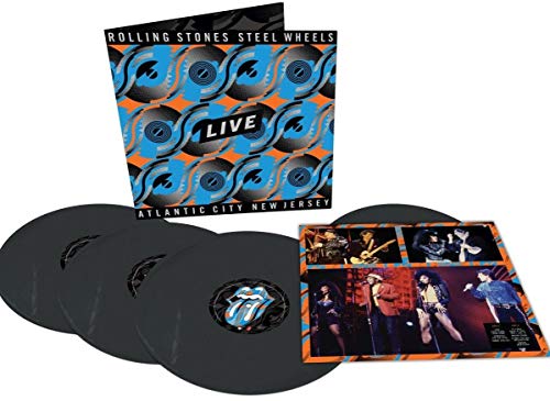 Album Art for Steel Wheels Live: Atlantic City New Jersey (4LP Black 180gm Vinyl) by The Rolling Stones