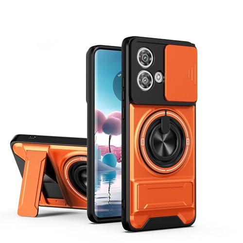 �Ή��@�� Motorola Edge 40 Neo �g�уP�[�X,�f���A���X�^���h�A�����Y�ی�X���C�h�J�o�[�A�}�O�l�b�g���ی�P�[�X Orange