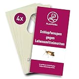Plantura Schlupfwespen gegen Lebensmittelmotten, 4 Karten à 4 Lieferungen, wirksam & nachhaltig