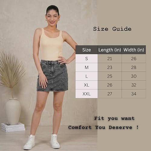Image of Camisole Tank Top for Women | Ultra-Soft Pure Cotton Innerwear