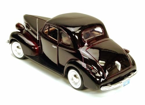 Modelo a escala 1:24 Chevrolet Coupe 1939 Burgundy miniatura 4