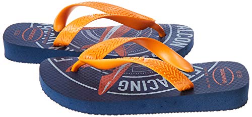 Chinelo, Havaianas, Kids Athletic, Marinho/Laranja Vibrante, 33/34, Meninos