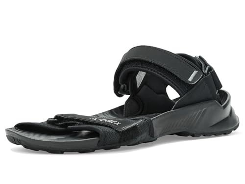 adidas Unisex Terrex Hydroterra Hiking Sandals Black/Black/Grey Mens 9 Womens 10 Medium