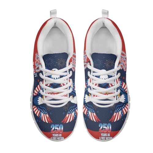 Image of GIFTPUZZ Mens Lace Up Athletic Trainers Running Sneakers Wedge Breathable Gym Lightweight Sports Tennis Shoes