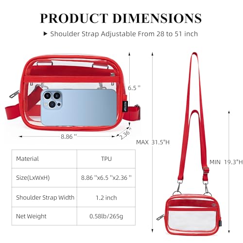 Image of MAXTOP Small Crossbody Bags for Women Belt Bag Fanny Pack with Adjustable Strap