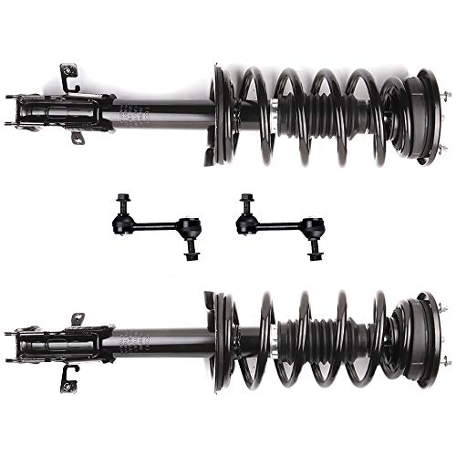 cciyu Complete Suspension Kit Fits 2011 2012 2013 2014 2015 for Ford Edge Includes Front Strut Spring Assembly Stabilizer Bar Link