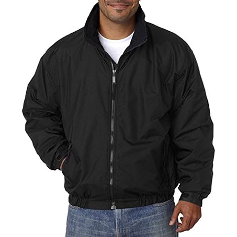 UltraClub Adult Adventure All-Weather Jacket XL BLACK/ BLACK Cover