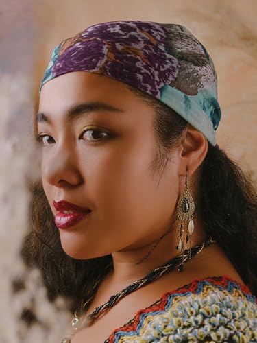 MINACHI Dream Catcher Earrings, Bohemian Hippie Style, Leaf Charms, Feather Earrings, Summer Jewelry for Women4