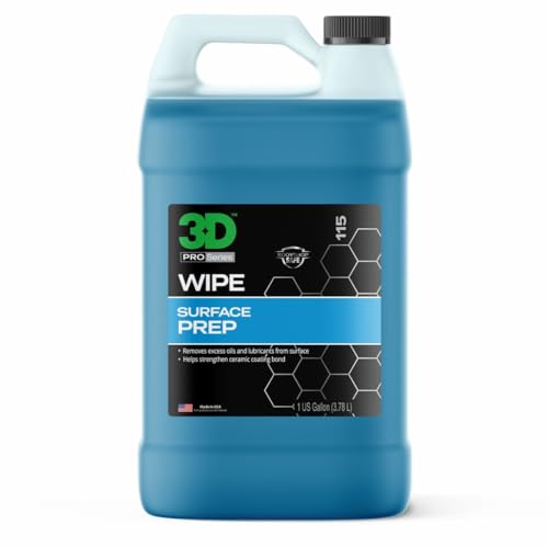 3D Wipe Ceramic Coating Surface Prep - Removes Excess Oils