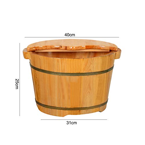 Masajeador Spa de Pies de Madera Katzowen 40x25x31cm miniatura 6