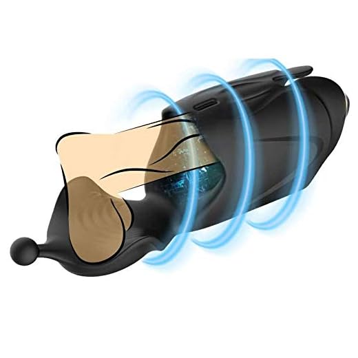 XRTJ Māstừrbádøres para Hombres Pể-né Ṁäșcûlīno Vībrạdór,Māştừrbádør Pểné Vībrạdór para Hőmbrę con 10 Modos,Jûgûętęs Ŝęxúàl,Silicona Hừevo