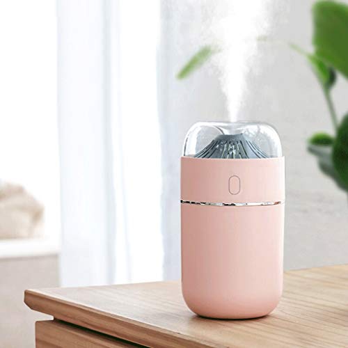 gbgymjm Humidificadores Humidificador Mini USB portátil, humidificador de Aire Personal con estación de Niebla fría de 320 ml ml, rociador de Agua, Apagado automático silencioso Cover