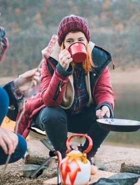 Miniatura 6 de Taburete plegable de campamento, sillas plegables de 16.5 pulgadas, asiento de trípode portátil, silla alta de viaje al aire libre para camping,