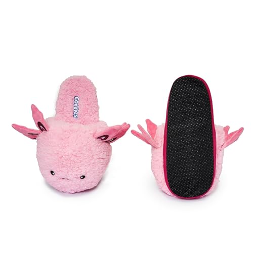 Coddies Axolotl Plush Slippers - Funny and Comfortable Animal House Slippers - Adorable Novelty Gift and Gag Gift Idea for Women, Men & Kids3