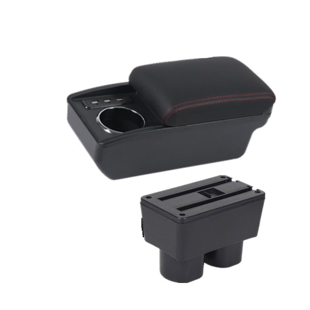Yulegudi M1 Red Line 3Usb Car Armrests For Nissan For Tiida C11 For Latio Sylphy Versa