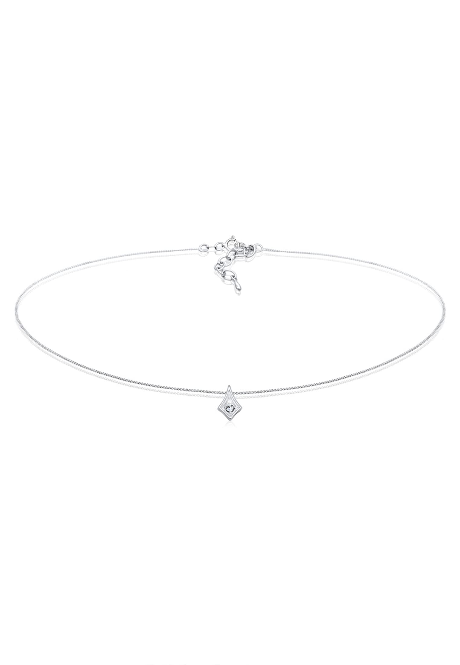 Elli Necklace Choker Astro Crystals 925 Sterling Silver