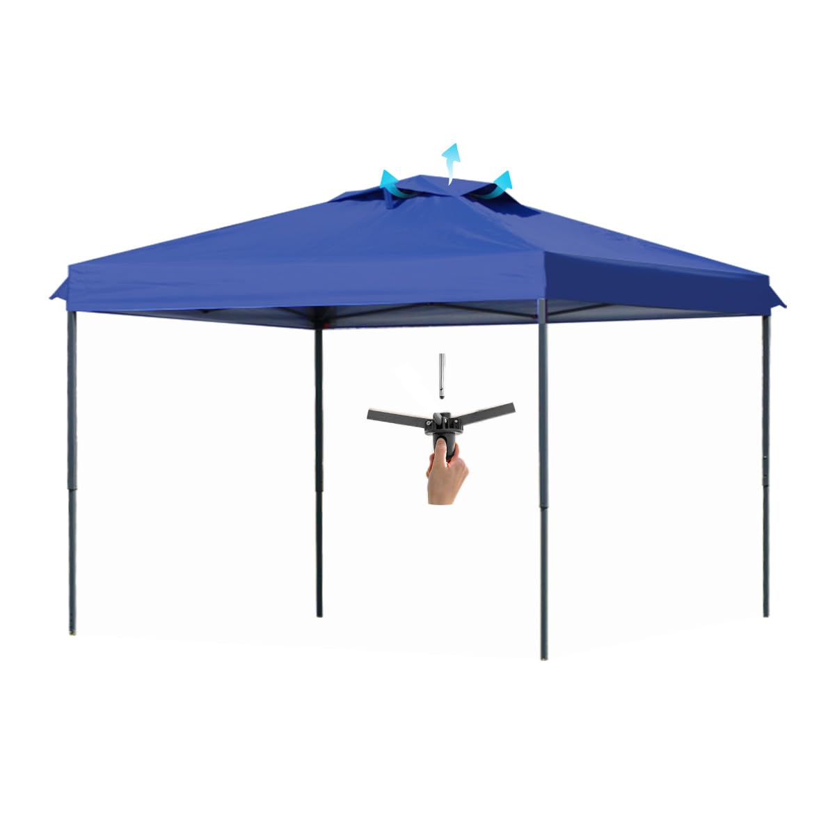 Amazon | MERMONT タープテント ワンタッチ 3m×3m 耐水圧16000㎜【豪雨