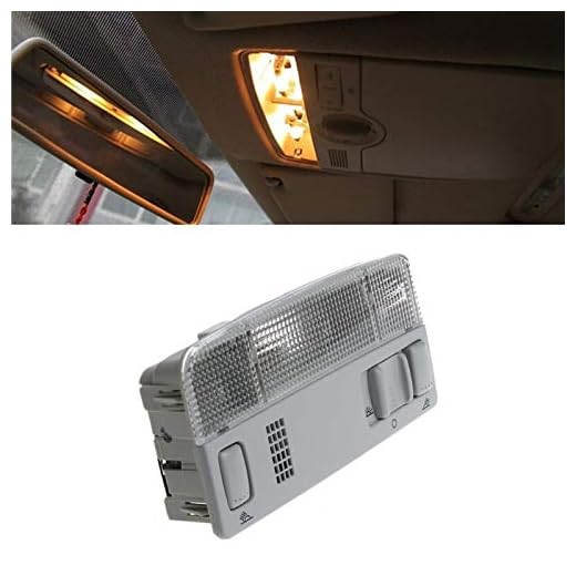 RONSHIN Accesorios de Coche Interior del Coche Luz de Lectura L¨¢mpara de Techo de Techo para VW Passat B5 Golf 4 Bora Polo Caddy Fabia Touran