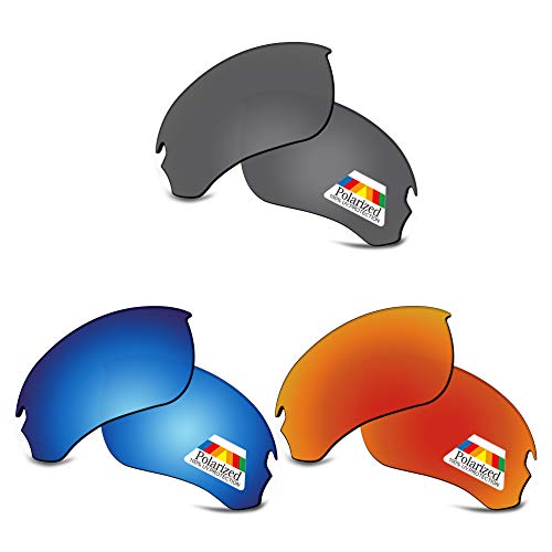 Image of Bwake Replacement Lenses for Oakley Si Speed Jacket Sunglasses OO9228 POLARIZED