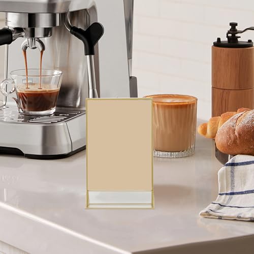 Porte-menu de table transparent en acrylique forme de T x3 - 6