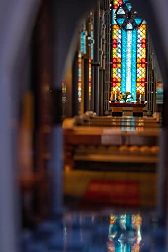 TIOL Epischen Gotische Kathedrale Bausteine Modell, MOC-29962 Architektur Groß Gebäude Modellbausatz 22007… – Bild 7