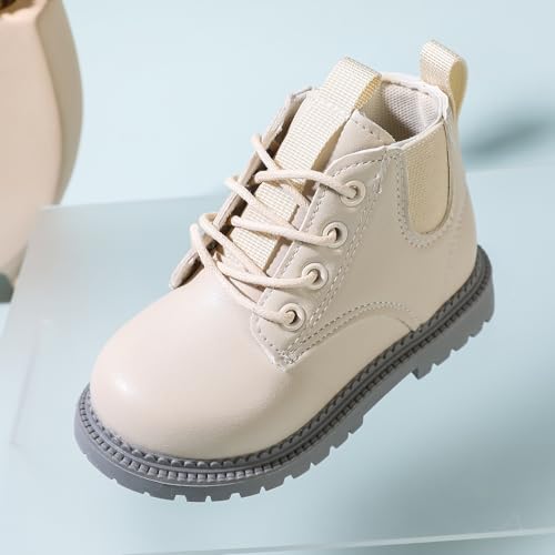 Kids Ankle Boots with Side Zipper Lace Up for Toddler Littel Kid Boys and Girls for Outdoor Play and Everyday Wear2