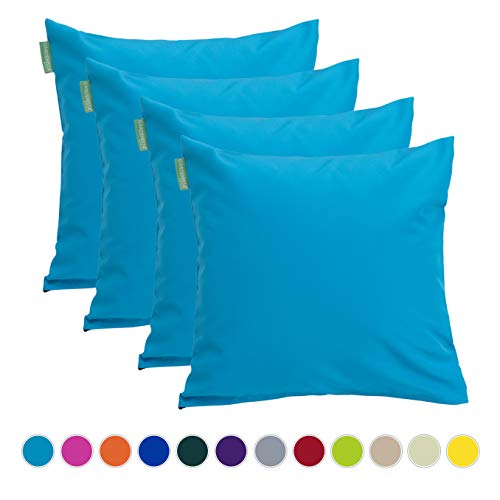Gardenista Garden Outdoor Throw Cushion | Patio Rattan Chair Patterned Furniture Pillow | Water Resistant | Hollowfibre Hypoallergenic Filled | Multi Colour | 24