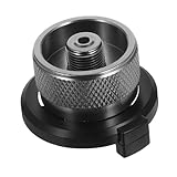 DECOMELODY Gas Tank Converter Adapter Leichtgewichtiger Camping Gaskocher Adapter Für Kartuschen Outdoor Kochen Effiziente Gasnutzung Sicherer Für Wandern Rucksacktour