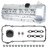 HSPSWIFTER Upgrade Aluminum Valve Cover Kit with Gasket & Bolts fit E46 E39 E53 E36 X5 525i 528i...