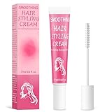 Hair Styling Cream, 3-in-1 Taming Wand & Flyaway Stick, Lightweight Non-Greasy Formula to Control Frizz, Tame Flyaways, Smooth Edges with Biotin & Aloe Vera for All Hair Types, Long-Lasting Hold