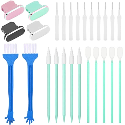 Eatpitaya Cell Phone Cleaning Kit,Dust Plug for iPhone 12/12 Pro/12 Pro Max/13/13 Pro/13 Pro Max /14/14 Pro/14 Pro Max, Phone Port Cleaning Brush Kit Phone Speaker & USB Port