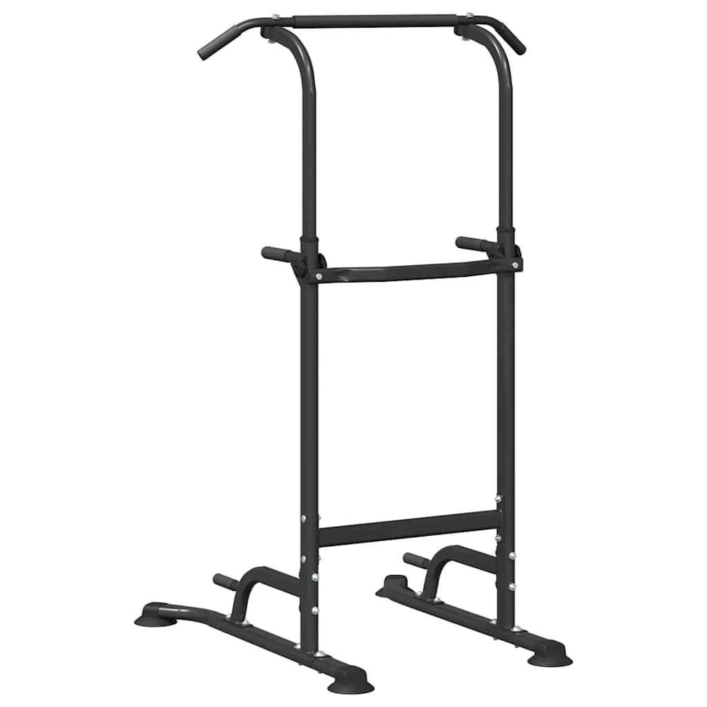 Power Tower Dip Station Höhenverstellbar 102 x 95 x 210 cm - Klimmzugstange Kraftstation für Home Gym Ganzkörpertraining