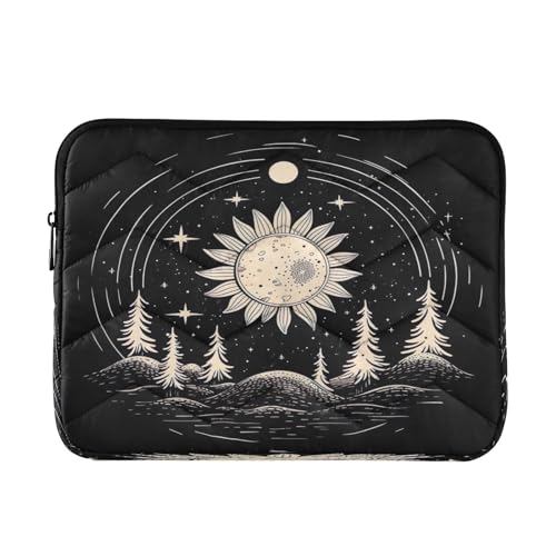 Funda para laptop 13-14 pulgadas impermeable con diseño floral