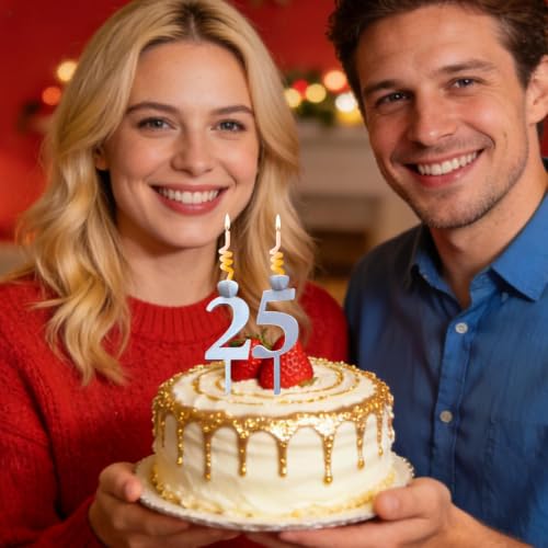 Miniatura 9 de New Number Candle Holder Set, Reusable Number Candles For Birthday Cakes, 10 Pieces 0-9 Decorations, For Family Friends Adults Men Women Bakers Party Holiday Home Indoor