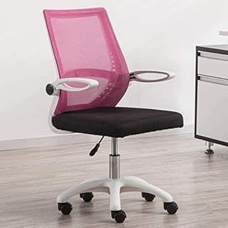 Silla de oficina Silla ergonómica Escritorio para computadora Silla de trabajo | Pasamanos giratorio de 90 ° | Silla giratoria transpirable | Cojín de esponja ensanchado | Esencial de oficina | Adec