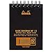Rhodia 115009C - Spiral Notebook (Full Bound) Black - A7 - Small Squares - 80 Detachable Sheets - 80G Clairefontaine Paper - Soft and Resistant Coated Card Cover - Classic