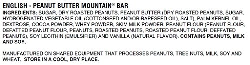 1.6 Oz Peanut Butter Mountain Bar - Case Of 15 Bars #TOP5