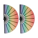 CCwoha Glitters Fan,Glitters Foldable Hand Fan Kungfu Fan for Concerts Parties Portability Design Cooling Fan for Party Essential