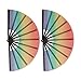 CCwoha Glitters Fan,Glitters Foldable Hand Fan Kungfu Fan for Concerts Parties Portability Design Cooling Fan for Party Essential