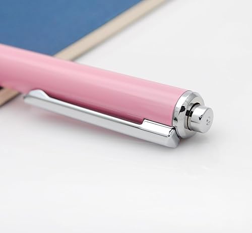 Vista 31 de OASO K016 - Juego de pluma estilográfica retráctil de 0.020 in con 4 cartuchos de tinta azul, escritura suave para estudiantes escolares