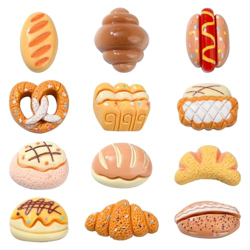 Cabochons imitation nourriture pour pinces à cheveux et ateliers