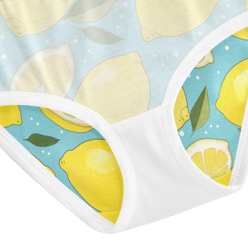 Wusikd Lemon Girls' Underwear Cotton Slices Mint Girls Briefs Soft Toddler Underwear 2T 5