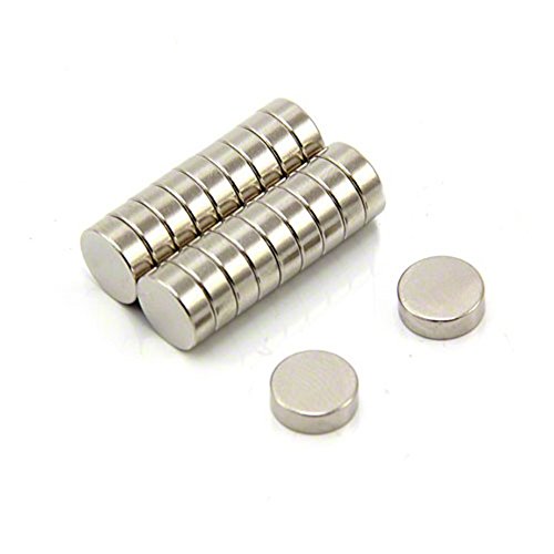 Magnetastico | 100 Stück Neodym Magnete N52 Scheibe 7x3 mm | Kühlschrankmagnet Pinnwandmagnet Whiteboard Magnet Scheibenmagnet kleine Magnete stark Neodym Magneten klein Mini Magnete Rund Magnettafel