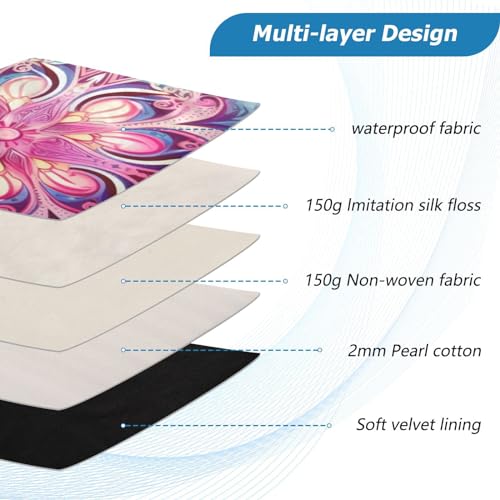 Funda Mandala para Laptop 13-14 Pulgadas Impermeable miniatura 4