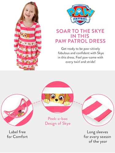 Image of Paw Patrol Dress | Soft Cotton Girls Summer Dress | Skye Dresses