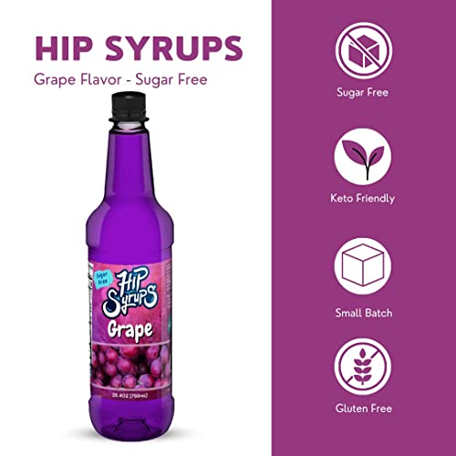 (Sugar Free) 750Ml Hip Syrups (Grape) #TOP1